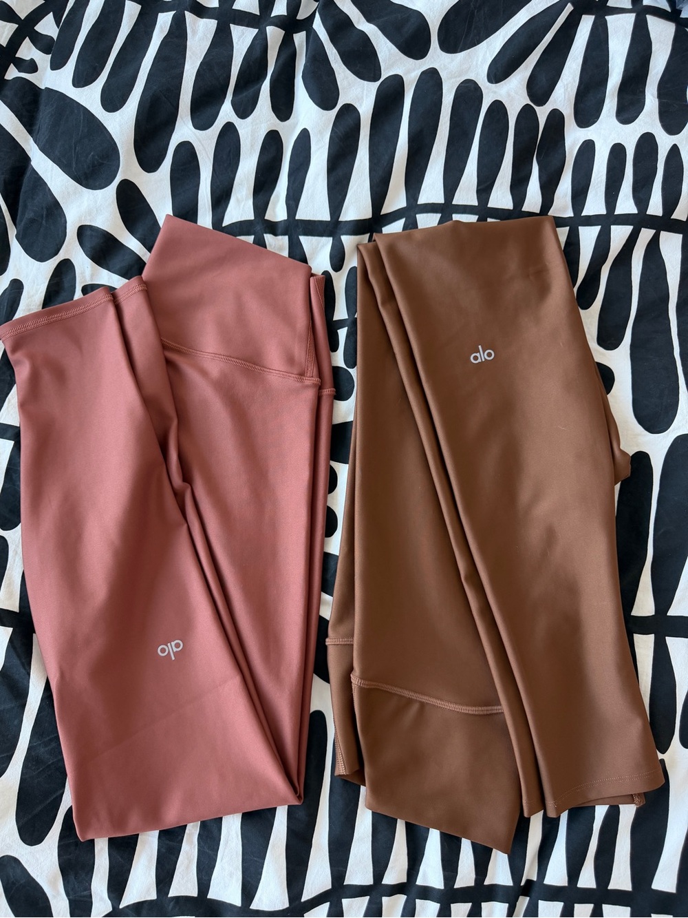 Alo Yoga Airlift Leggings size L bundle of 2